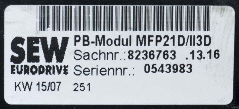 Sew Eurodrive MFP21D/II3D