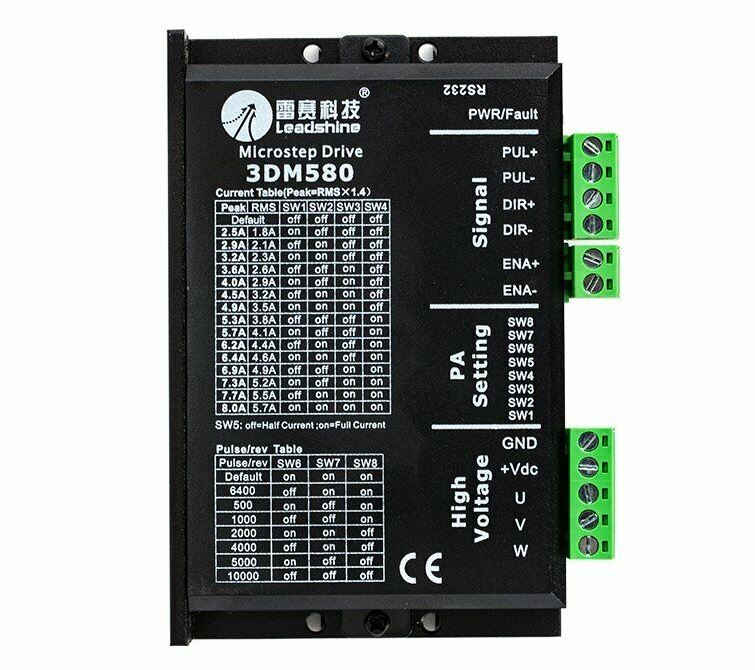 Драйвер шагового двигателя 3DM580 Leadshine 18-50VDC 1-8A