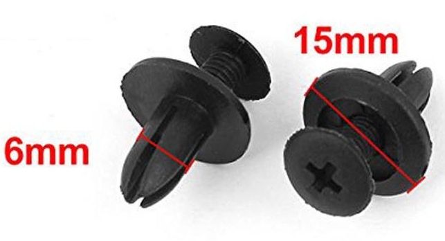 Пластиковые клипсы 50шт.