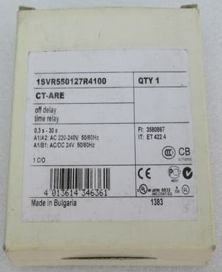 Time Delay Relay 1SVR550127R4100 CT-ARE