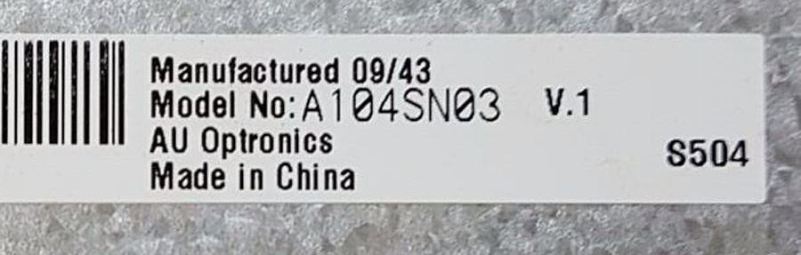 A104SN03 V.1 AUO 10.4'' матрица (экран)