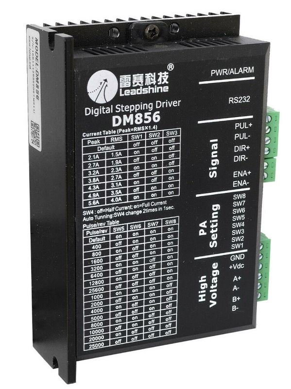 Драйвер шагового двигателя DM856 Leadshine 18-80DCV