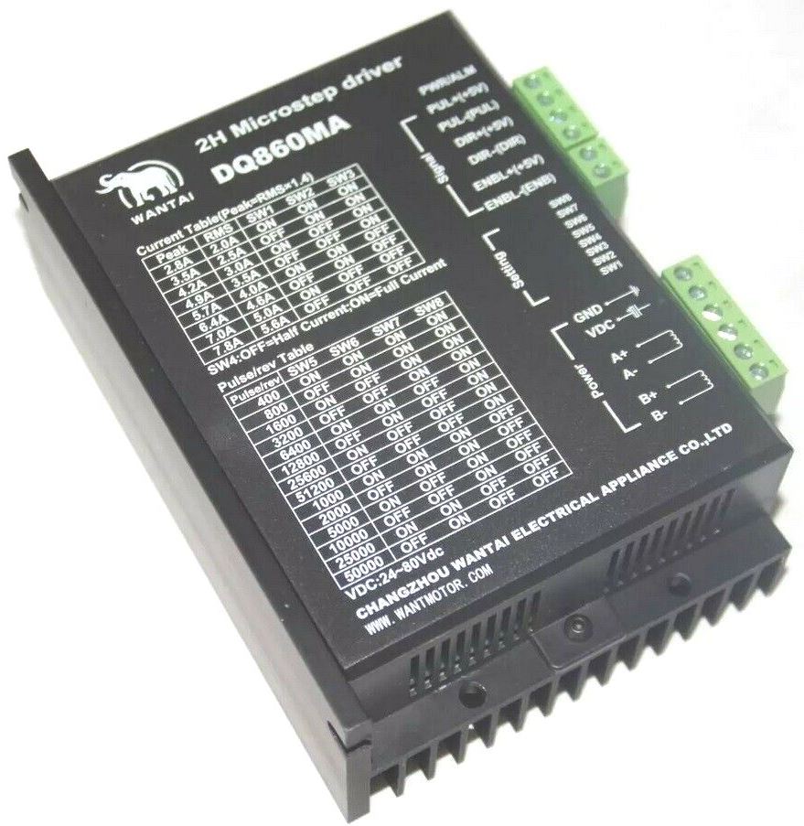 Драйвер шагового двигателя DQ860MA WANTAI