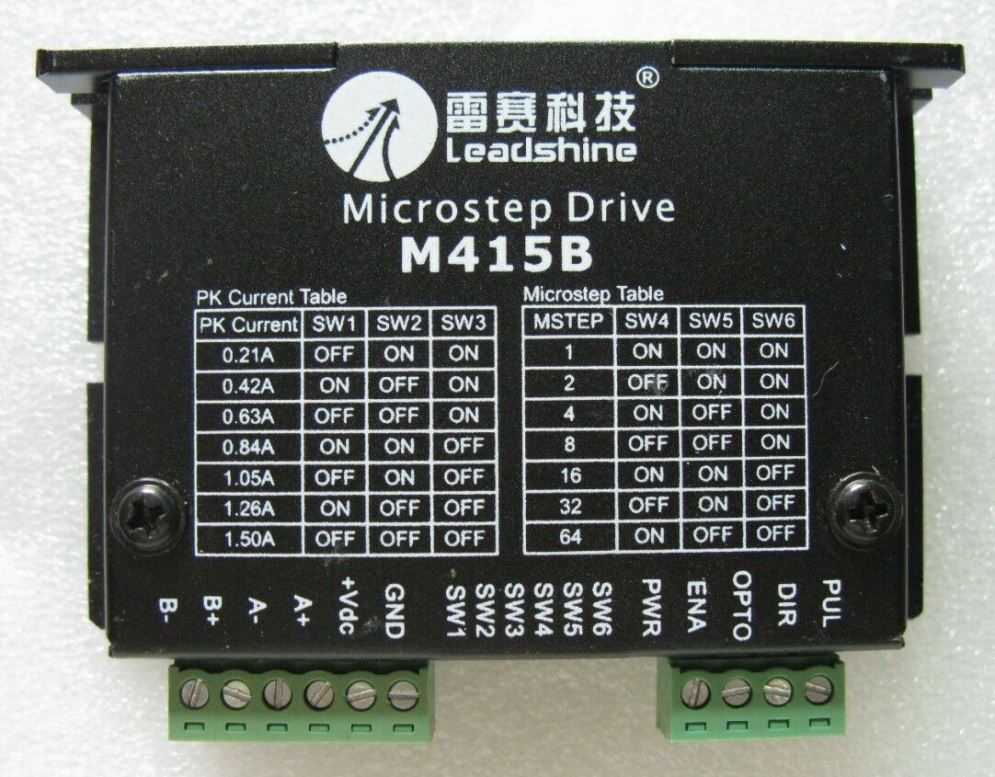 Драйвер шагового двигателя Leadshine M415B DC18-40V 0.21-1.5A