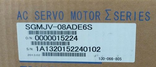 Yaskawa серводвигатель SGMJV-08ADE6S