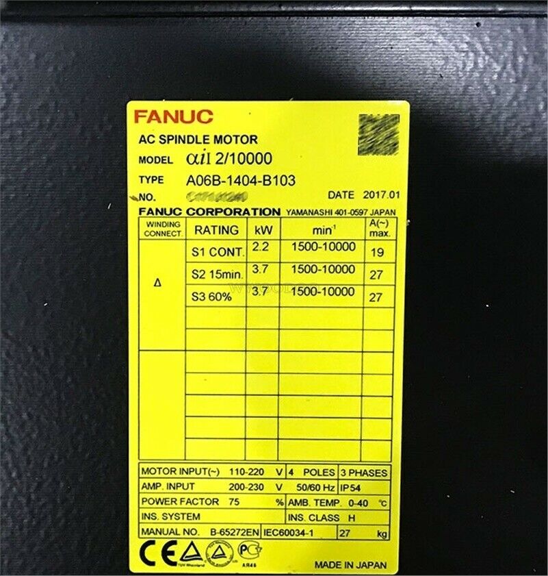Серводвигатель Fanuc A06B-1404-B103