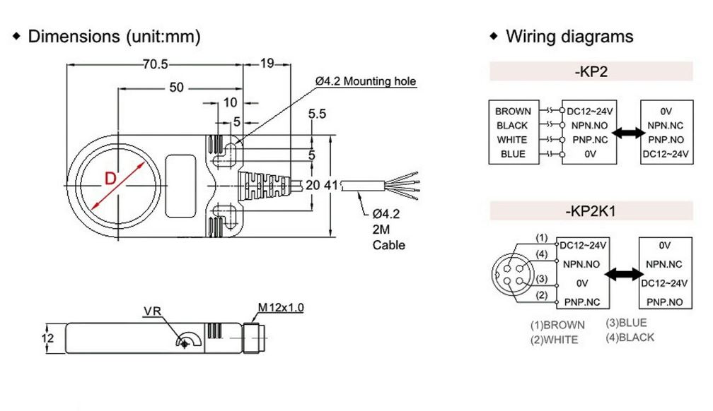 Датчик приближения Riko SIR15-KP2
