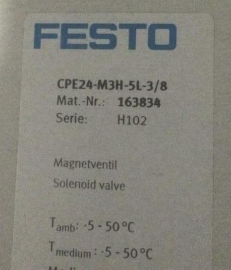 Festo CPE24-M3H-5L-3/8