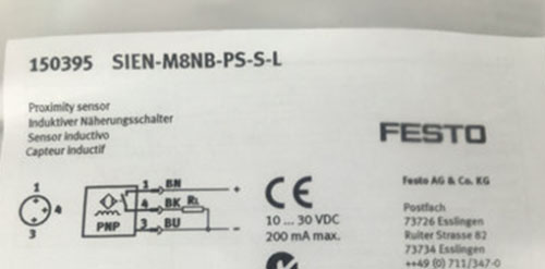 Festo SIEN-M8NB-PS-S-L 150395