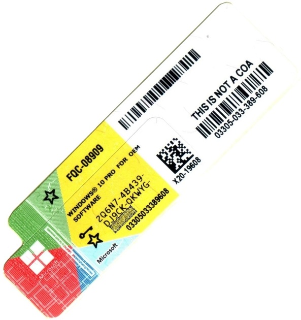 Лицензия Windows 10 Pro 32 / 64 Bit OEM, OEI