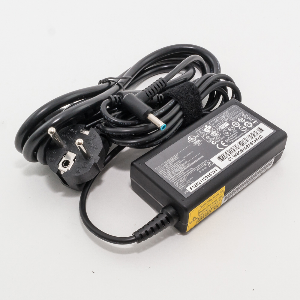 Зарядка для ноутбука HP 19.5V 3.33A (65W) 4.5x3.0мм с иглой