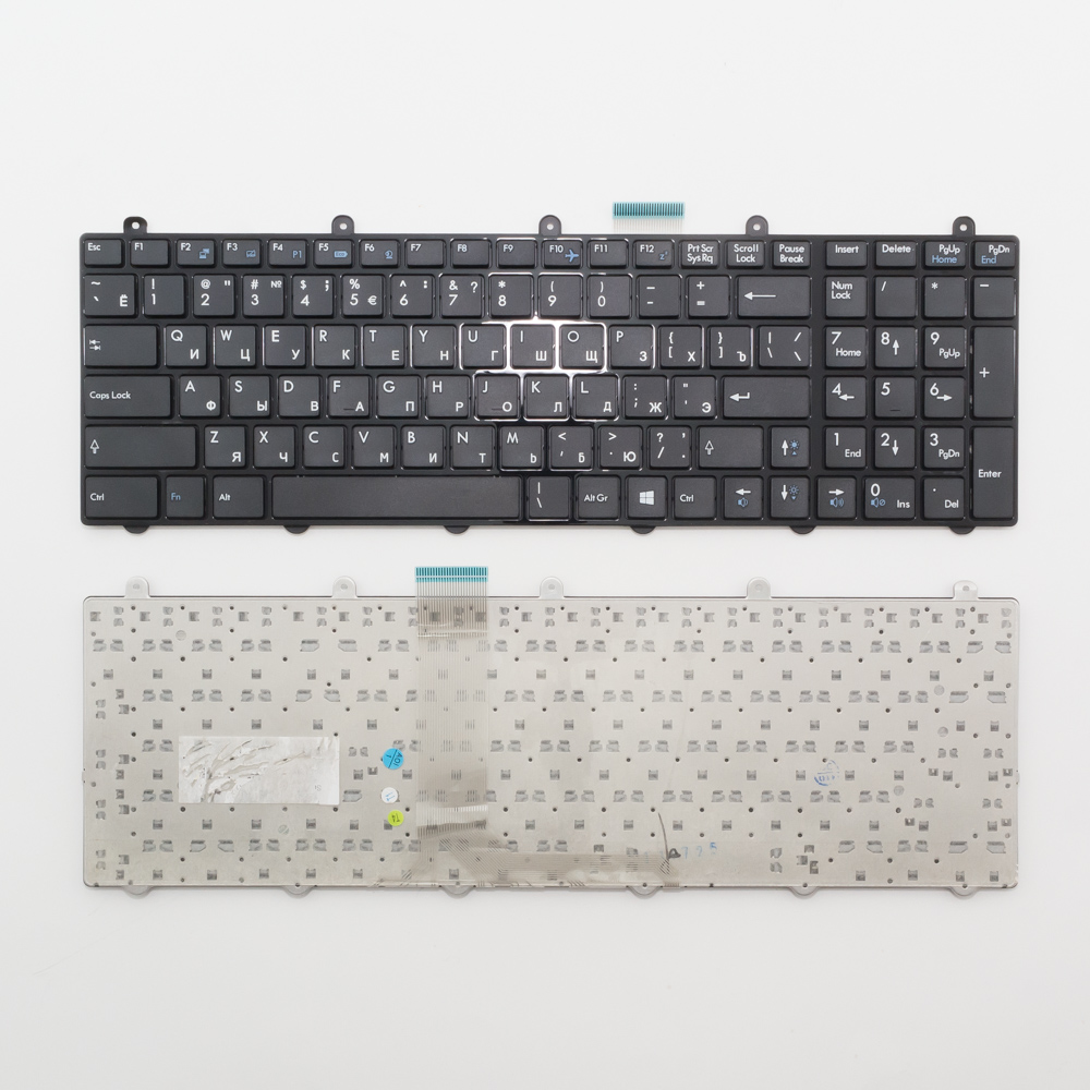 Клавиатура для ноутбука MSI GE60, GE70, GT70 черная с рамкой