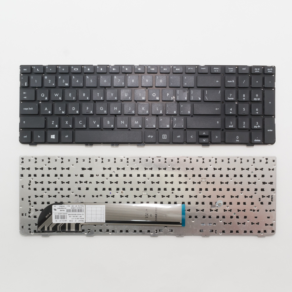 Клавиатура для ноутбука HP 4530S, 4535S, 4730S без рамки тип 2