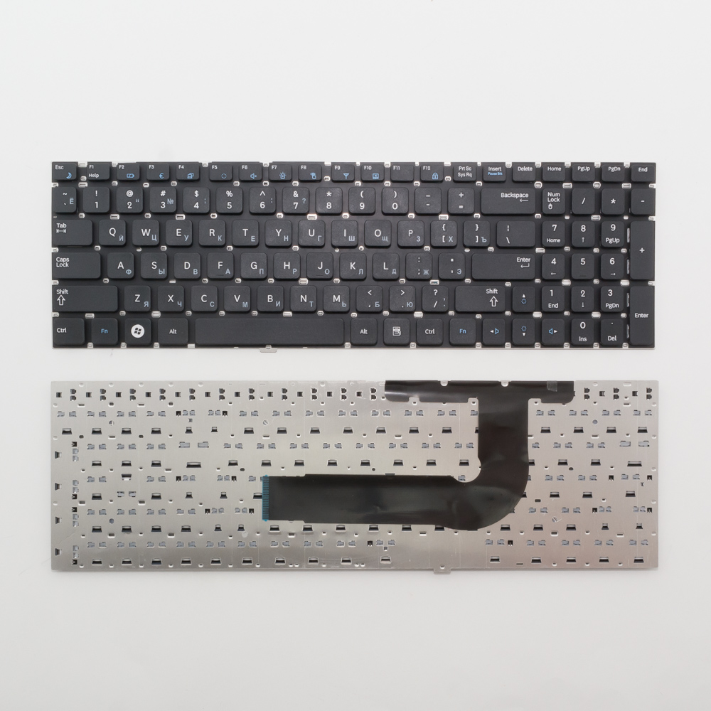 Клавиатура для ноутбука Samsung Q530 черная без рамки