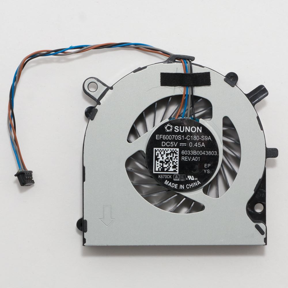 Вентилятор для ноутбука HP 14-AC, 14-AN (4 pin)