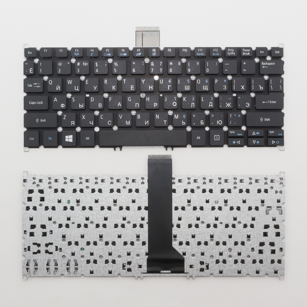 Клавиатура для ноутбука Acer Aspire V3-331, V3-371, V3-372 черная