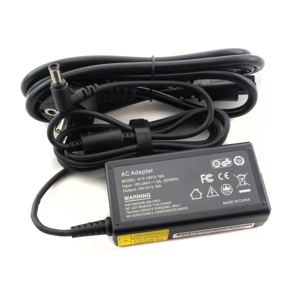 Блок питания для монитора Samsung 19V/3.16A (60W) 6.5x4.4мм