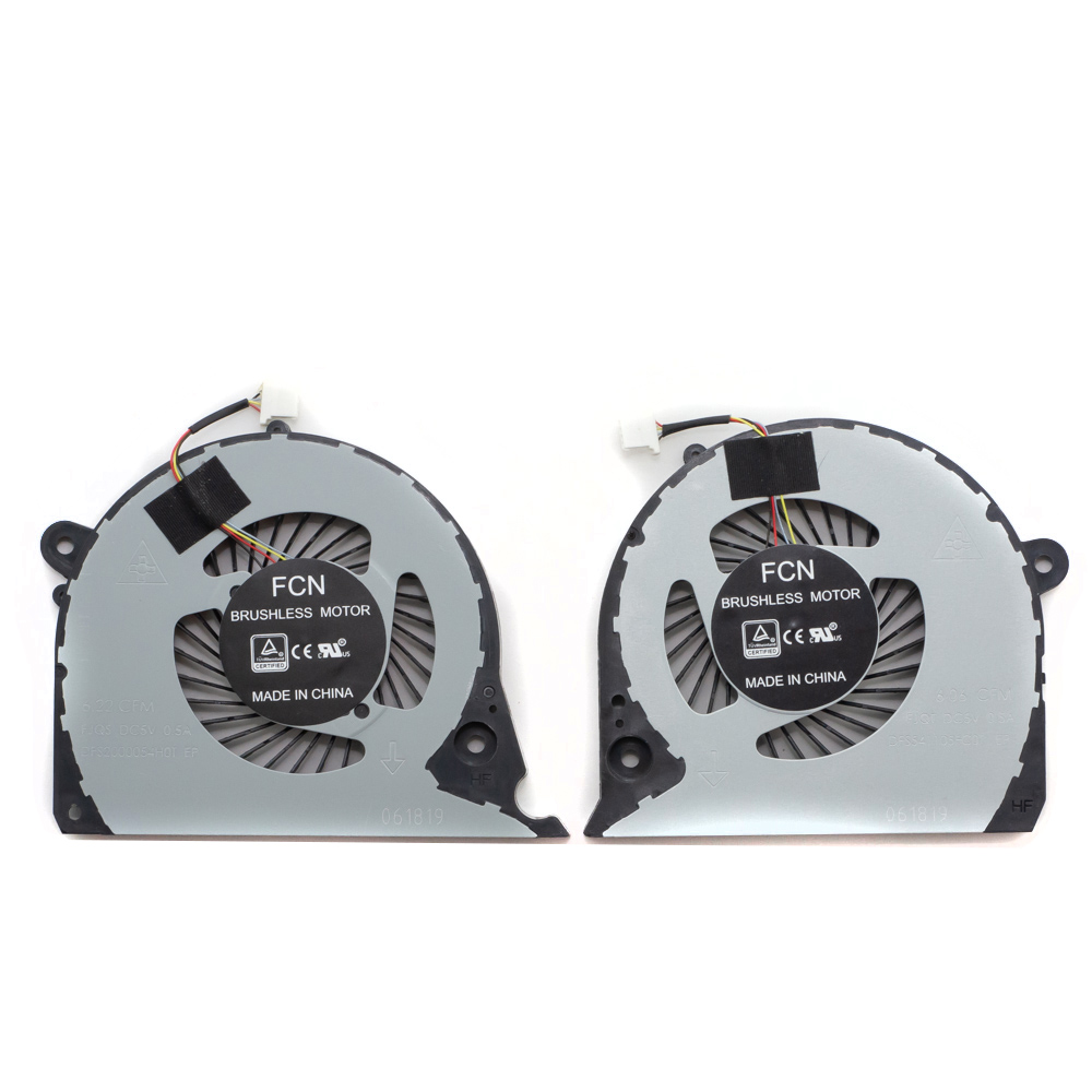 Вентилятор для ноутбука Dell Inspiron G7 15-7000, G7 15-7577 (4 pin) пара