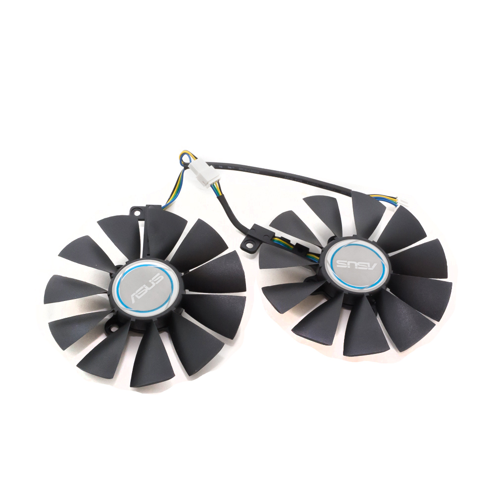 Вентилятор для видеокарты Asus GTX1060, GTX1070, RX480 (двойной)