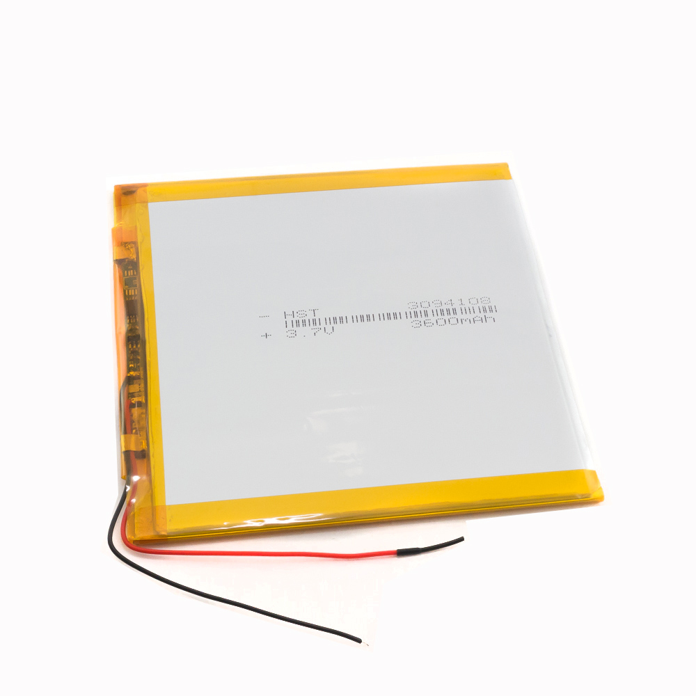 Аккумулятор 3.7v 3600mAh 100x105x3мм (2 pin)
