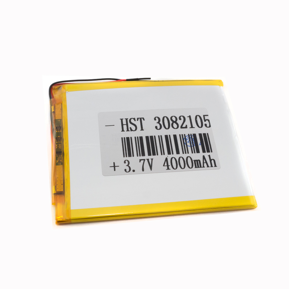 Аккумулятор 3.7v 4000mAh 100x85x3 мм (2 pin)