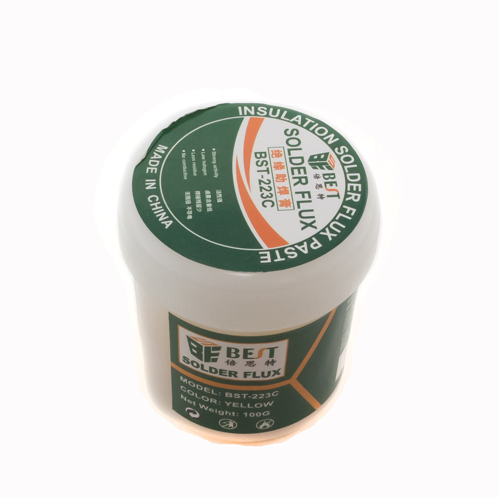Припой бессвинцовый Best BST-223C (100 гр) желтый