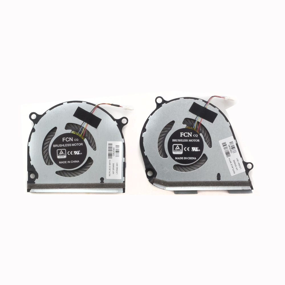 Вентилятор для ноутбука HP Envy X360 15-DS (4 pin) пара