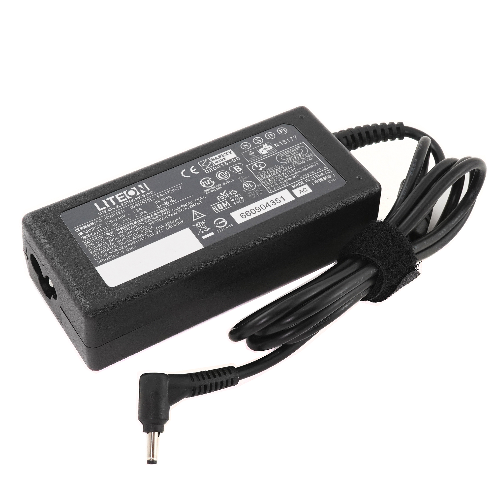 OEM зарядка для ноутбука Acer 19V 2.37A (45W) 3.0x1.1мм