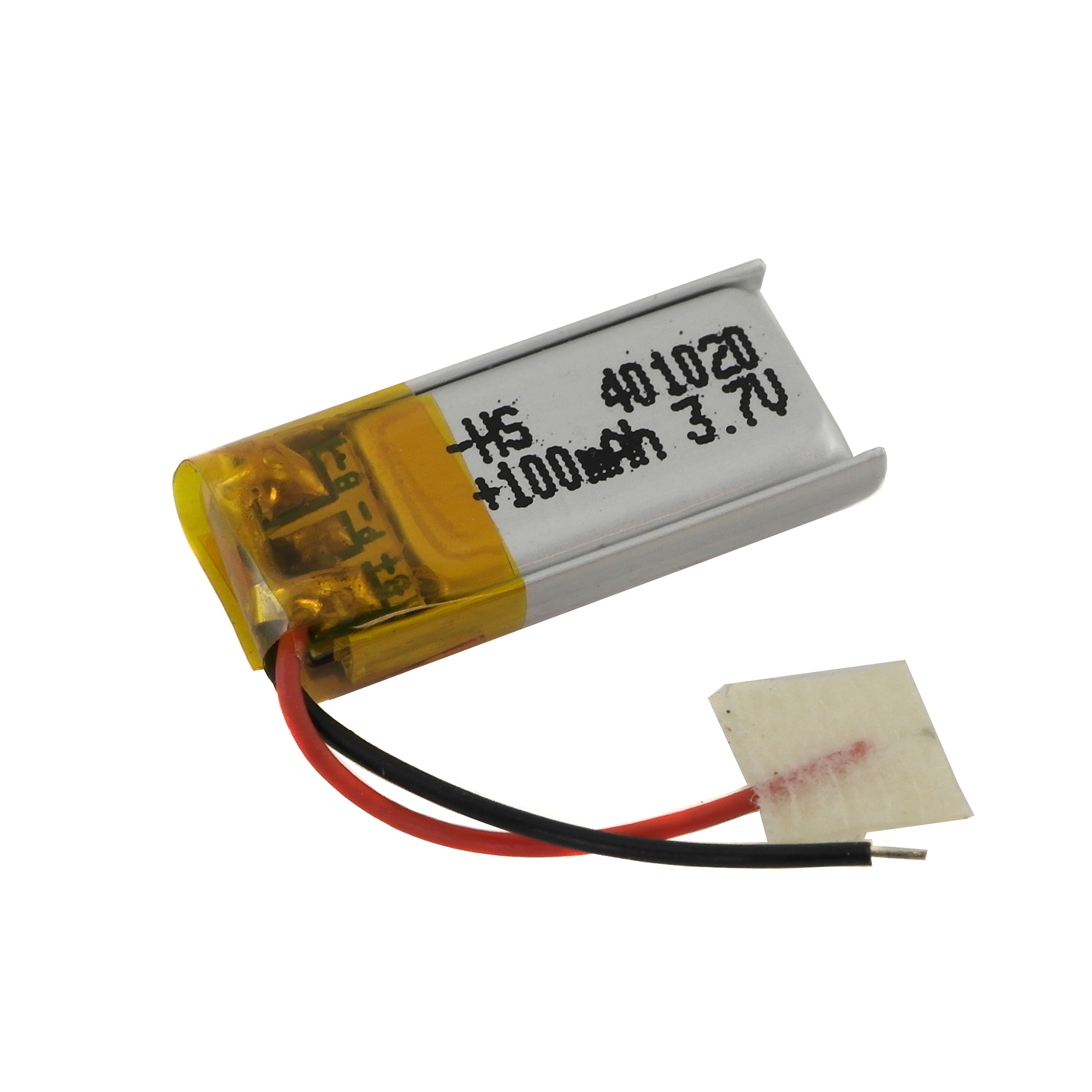 Аккумулятор 3.7v 100mAh 22x10x3 мм (2 pin)