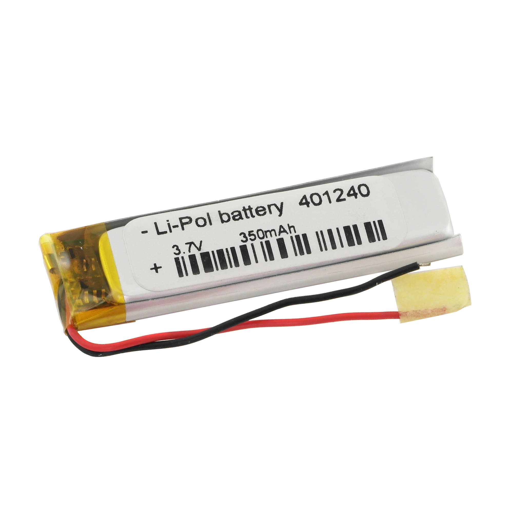 Аккумулятор 3.7v 350mAh 45x13x4 мм (2 pin)