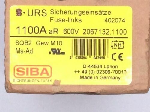 Siba 2067132 1100A 600V