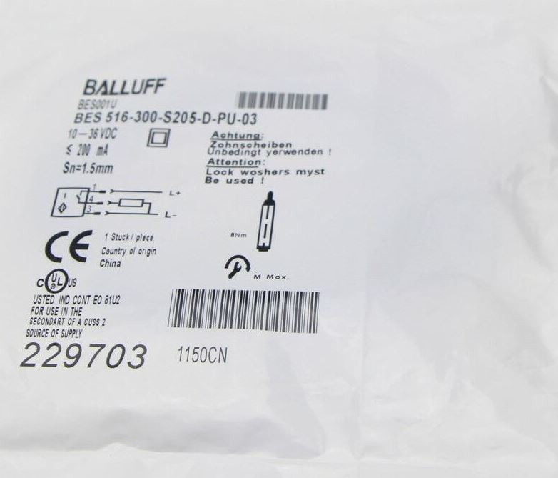 Balluff BES 516-300-S205-D-PU-03