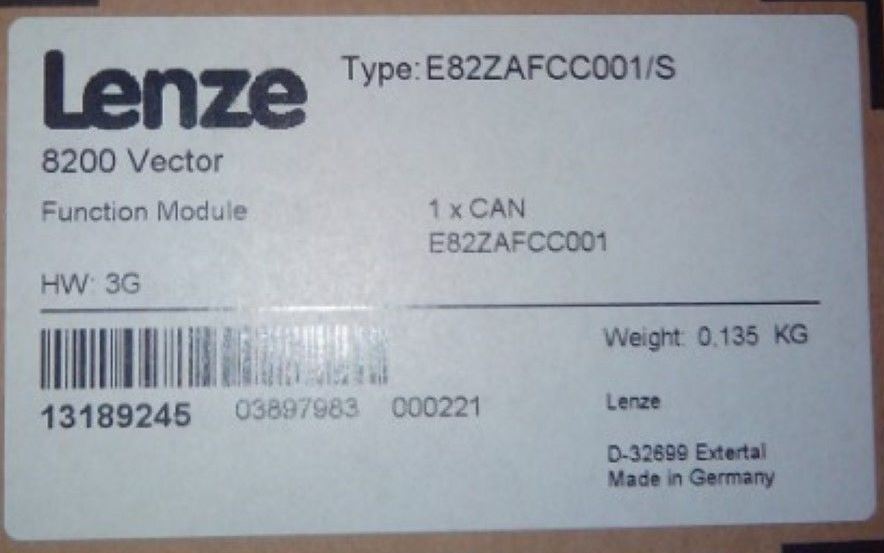 Lenze E82ZAFCC001/S