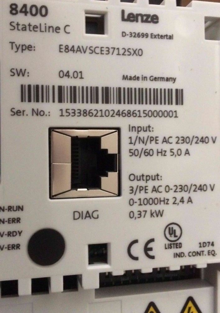 Lenze E84AVSCE3712SXO