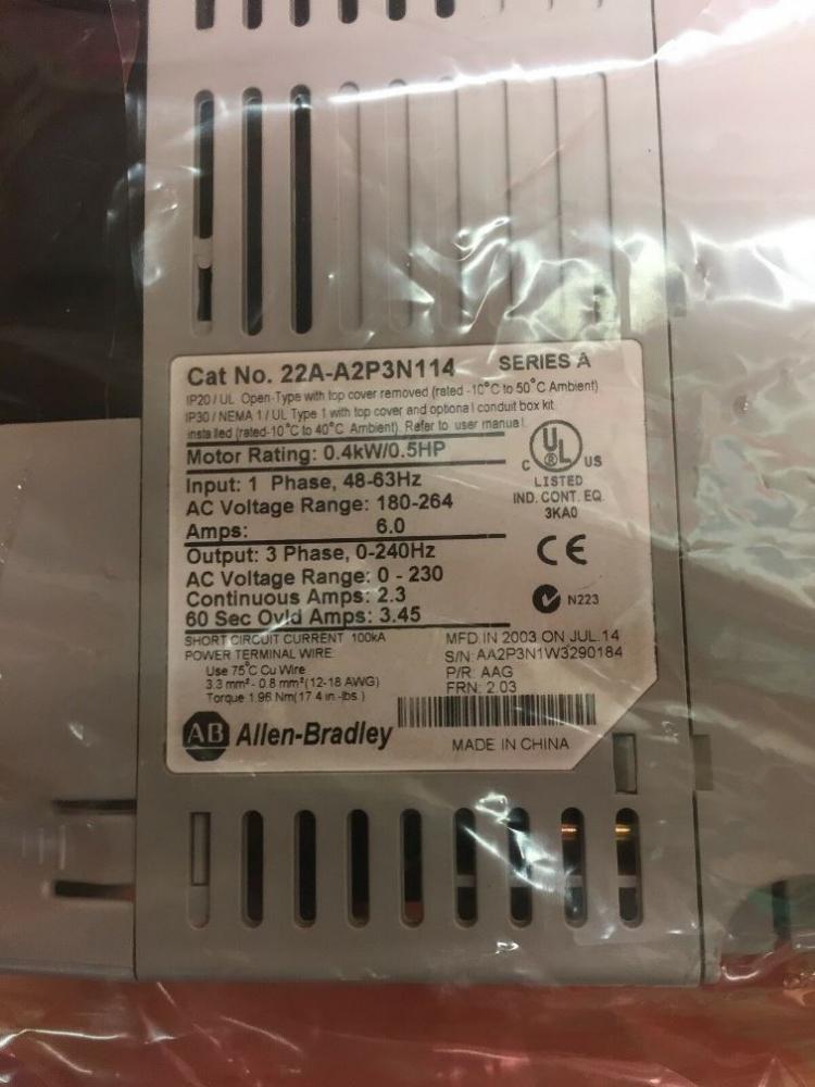 Allen Bradley 22A-A2P3N114