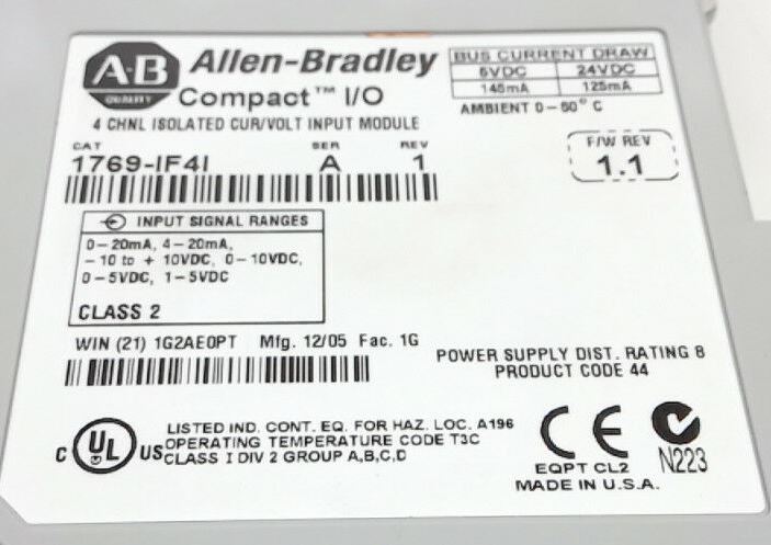 Allen Bradley 1769-IF41