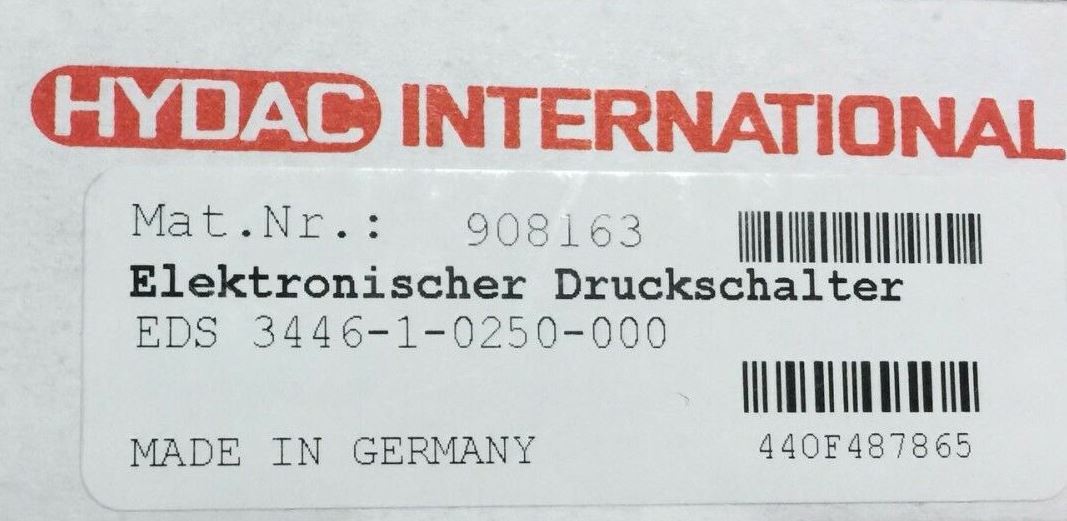Датчик давления Hydac EDS3446-1-0250-000